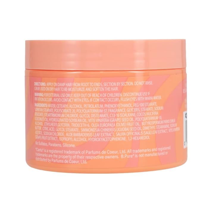 b.pure Curling Cream with Shea Butter and Coconut Oil 12 oz Beauty & Personal Care b.pure