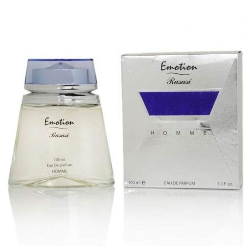 RASASI Emotion for Men EDP - Eau De Parfum 100 ML (3.4 oz) | Middle Eastern | Encaptures Fresh Notes or Bergamot & Orange Blossom in Opening, Floral Beauty & Personal Care RASASI