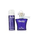 Rasasi Blue 2-Piece Set For Women, (1.3 Oz Eau De Parfum Spray + 1.7 Oz Deodorant Spray) Beauty & Personal Care RASASI