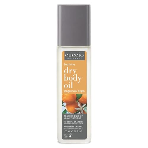 Cuccio Naturale Hydrating Dry Body Oil - Tangerine & Argan - Lightweight Non-Greasy Moisturizer for Soft, Nourished Skin, 3.38 fl oz Beauty & Personal Care Cuccio