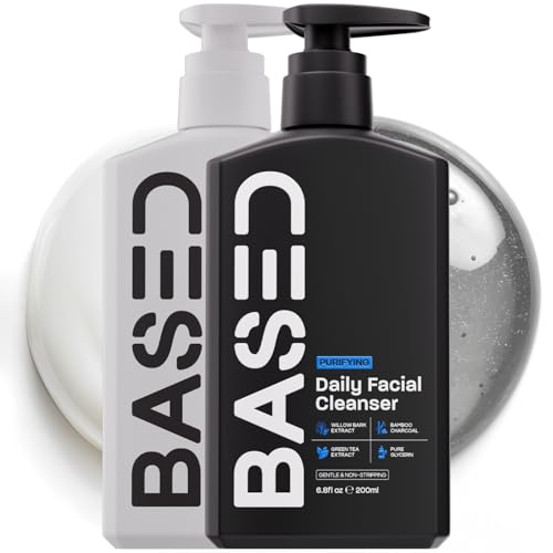 BASED Daily Skincare Duo | Purifying Face Wash + Restoring Moisturizer | Built For All Skin Types | High-Performance Ingredients | Hormone Safe - No Beauty and Personal Care BASED BODYWORKS Default Title