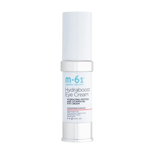 m-61 Hydraboost Eye Cream | Moisturizing, Firming Undereye Cream with Hyaluronic, Glycolic, Vitamin B5, and Peptides. Dermatologist Tested Beauty & Personal Care m-61