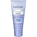 Coppertone Every Tone Sunscreen Lotion SPF 50, Lightweight, Rubs on Clear Sunscreen for All Skin Tones, Formulated with Nourishing Vitamin E, 7 Fl Oz Beauty & Personal Care Coppertone