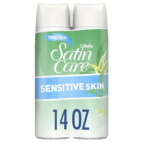 Gillette Venus Satin Care Sensitive Skin Shave Gel for Women, 7 Oz, Pack of 2 Beauty and Personal Care Gillette Venus Default Title