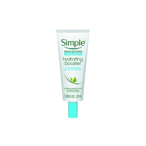 Simple Water Boost Hydrating Booster, Dry Sensitive Skin, 0.85 fl oz (Pack of 2) Beauty & Personal Care Simple