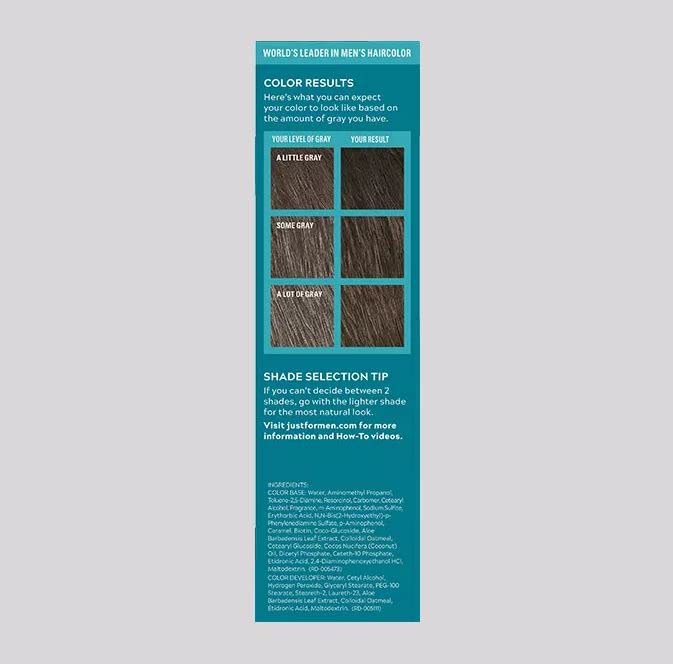 Just For Men Color Gel Mustache & Beard M-45, Dark Brown (Value Pack Of 4) Beauty & Personal Care Just for Men