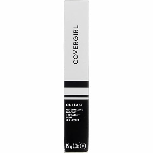 CoverGirl Outlast Lipcolor Moisturizing Topcoat Clear [500] 0.06 oz (Pack of 4) Beauty & Personal Care COVERGIRL