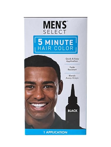 MENS SELECT 5 minute Hair Color - BLACK Beauty & Personal Care Mens Select