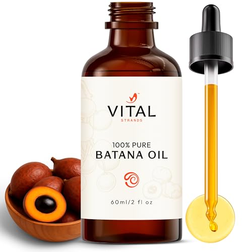 Vital Strands Batana Oil for Hair Growth - 100% Pure & Organic Botana Oil from Honduras - Strengthens, Thickens & Restores Natural Hair - Cold Pressed Beauty & Personal Care Vital Strands