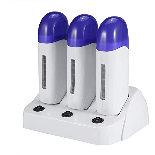 3 Types Portable Wax Roller Warmer for Women's Hair Removal, Roll on Home and Salon Waxing Machine with Cartridges (06#) Beauty and Personal Care Sonew