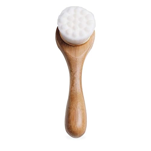 Alana Mitchell Bamboo Facial Cleansing Brush - Ultra Soft Face Scrubber - Deep Cleansing & Exfoliating Face Brush - Manual Scrub Facial Brush Beauty & Personal Care Alana Mitchell