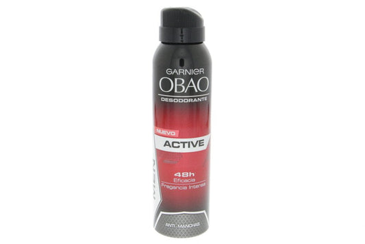 Obao Mens Active Deodorant Spray 150ml - Desodorante Activo Aerosol para Hombre (Pack of 3) Beauty and Personal Care Obao