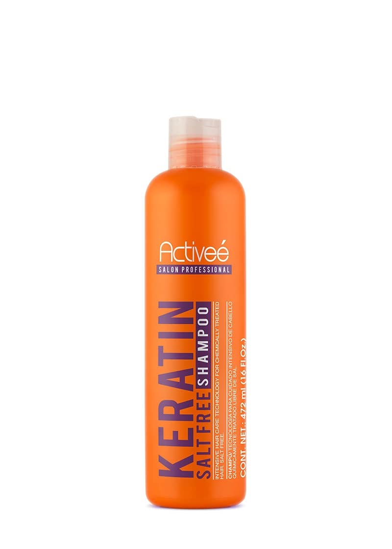 Keratin Hair Shampoo and Conditioner Kit 16 oz | Keratin-straightened and chemically treated hair by Activee Professional Beauty & Personal Care Activee