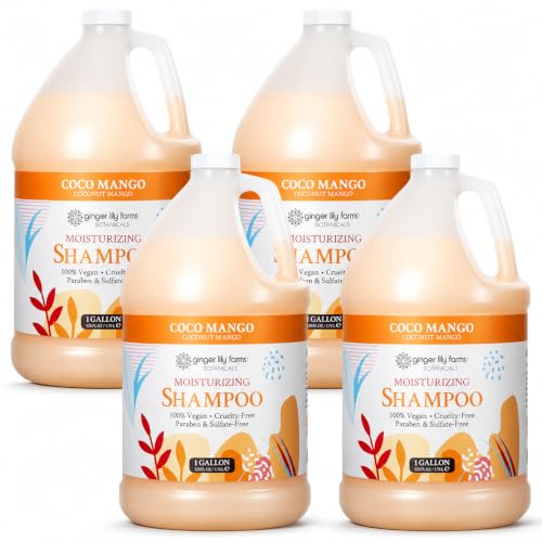 Ginger Lily Farms Botanicals Shampoo, 128oz/4pk, Coco Mango