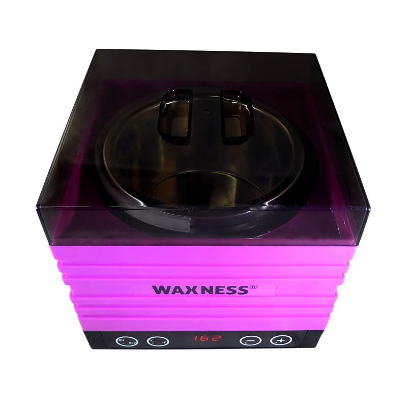 Waxness Bikini Lotus Stripless Waxing Kit with W-CUBE Digital Wax Heater, 1.65 lb (750 g) Hard Wax Beads - Rosin-Free Bikini Wax for Sensitive Areas Beauty and Personal Care Waxness