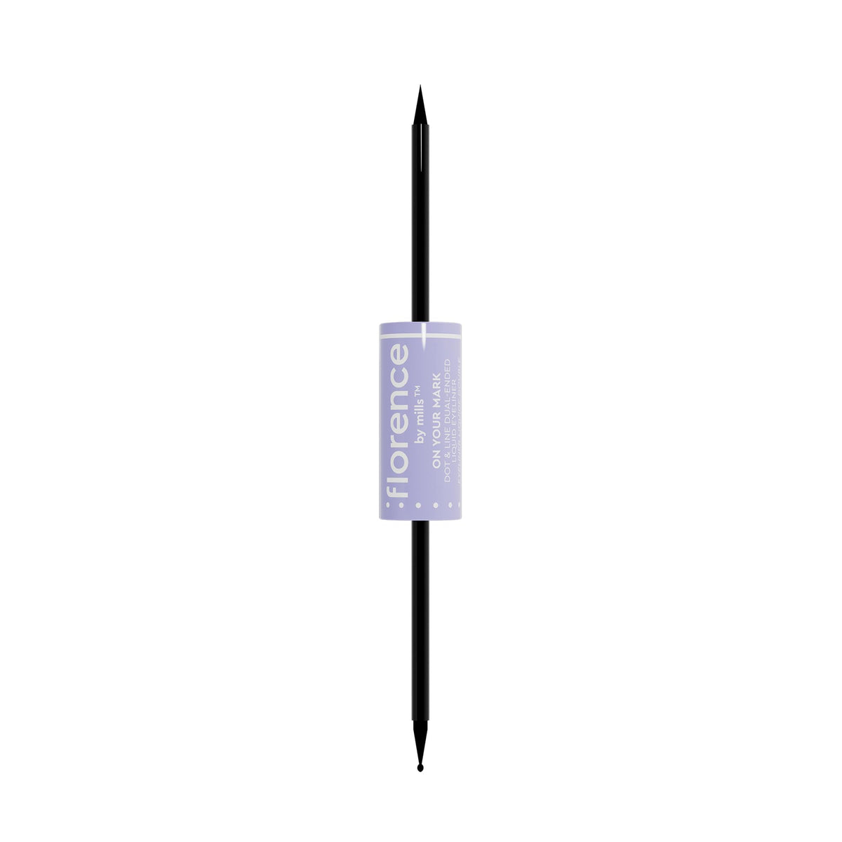 florence by mills On Your Mark Dot & Line Dual-ended Liquid Eyeliner, Black,