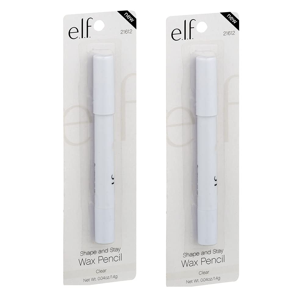 Pack of 2 e.l.f. Shape and Stay Wax Pencil, Clear 21612 Beauty & Personal Care e.l.f.