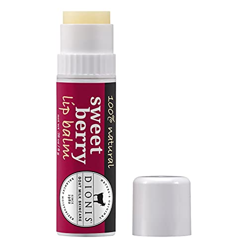 Dionis - Goat Milk Skincare Sweet Berry Scented Lip Balm (0.28 oz) - Made in the USA - Cruelty-free and Paraben-free Beauty & Personal Care Dionis