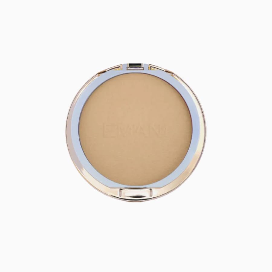 Emani Flawless Matte Powder Foundation - Mineral Compact Makeup for Sensitive Skin, Buildable Coverage, Shine Control, Long-Lasting Finish Up Beauty & Personal Care Emani