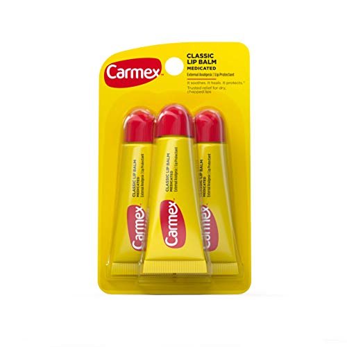 Carmex Original Flavor Moisturizing Lip Balm Tube Value Pack,0.35 Ounce (3 Count) Beauty & Personal Care Carmex