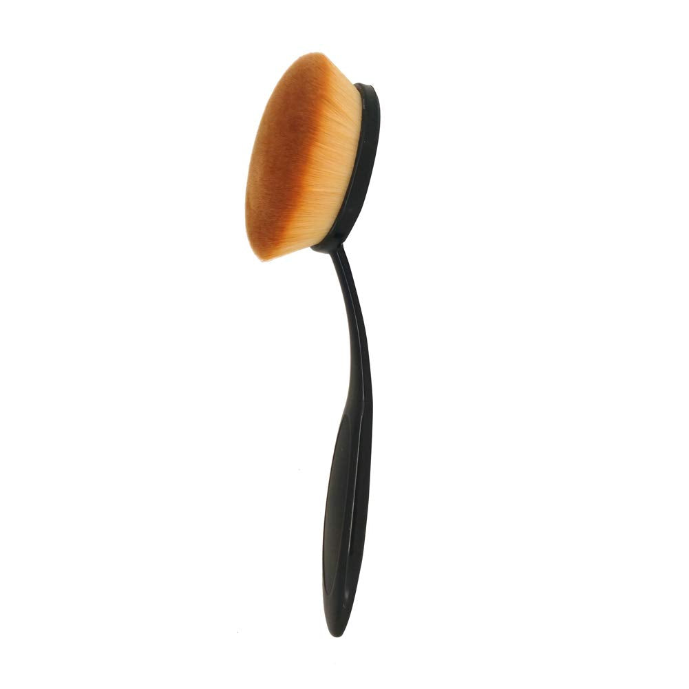 JOSALINAS Oval 1# Makeup Brush Upgraded Fast Flawless Application Toothbrush Foundation Concealer Blusher Liquid Cream Powder Cosmetic Blending Tool Beauty & Personal Care JOSALINAS