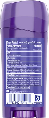 Lady Speed Stick Invisible Dry Antiperspirant & Deodorant, Shower Fresh - Purple 2.3 oz Beauty & Personal Care Lady Speed Stick