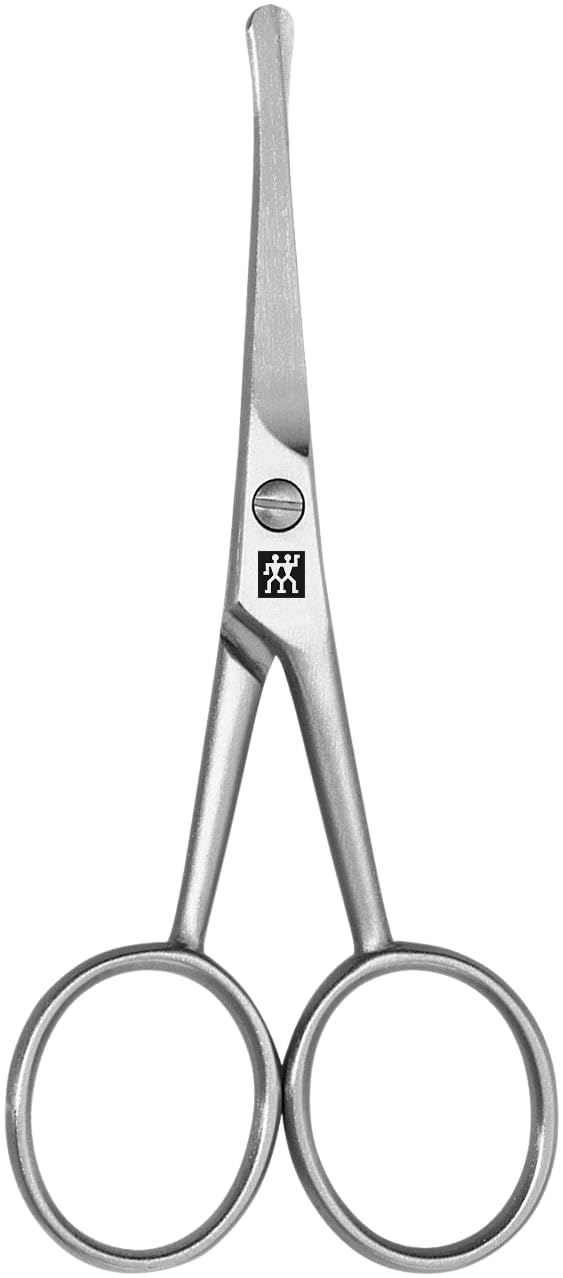 ZWILLING Nose Facial Hair Scissors, Durable Stainless Steel, Matte, Premium Facial Care, 105 mm Beauty and Personal Care ZWILLING Beauty