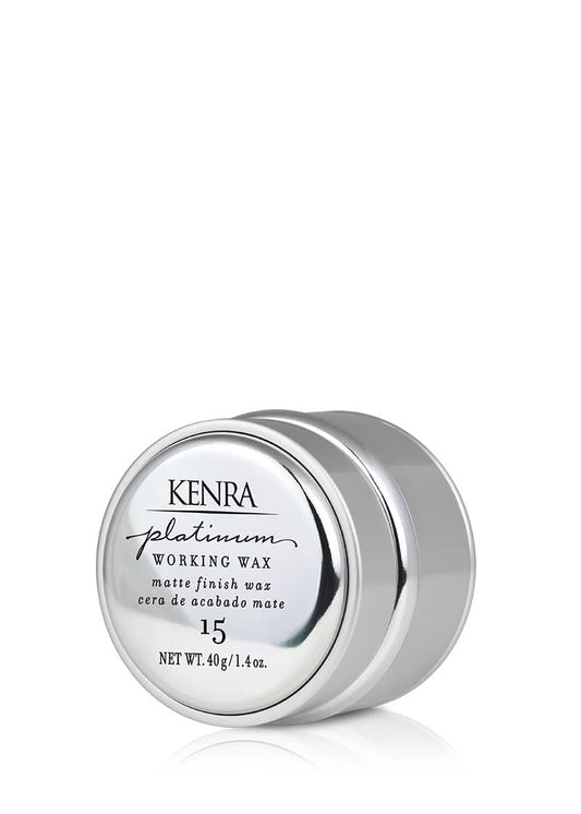Kenra Professional Platinum Working Wax 15 | Matte Finish Styler | Provides Medium, Flexible Hold | Non-Greasy | Crème-Based Formula To Texturize Beauty & Personal Care Kenra