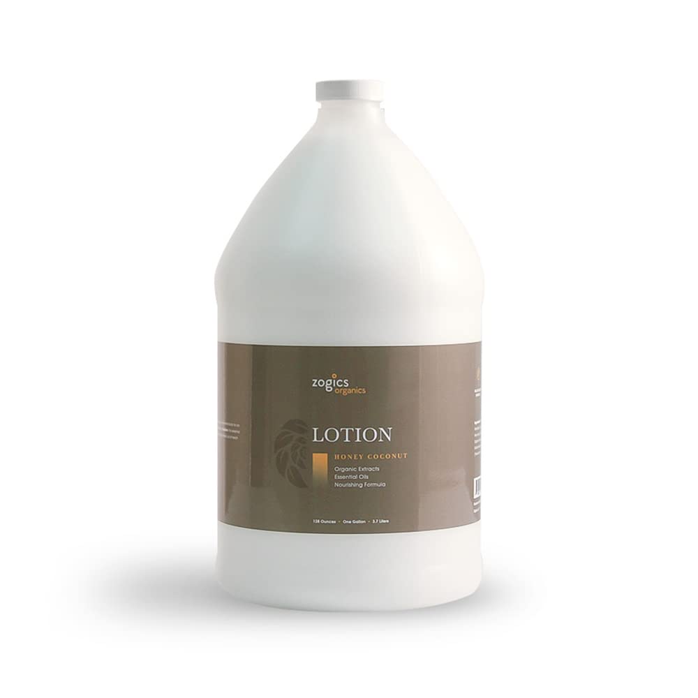 Zogics Organics Body Lotion - Hydrating Body Lotion for Women and Men, Moisturizing Formula Made with Essential Oils, Great for Refillable Lotion Beauty & Personal Care Zogics