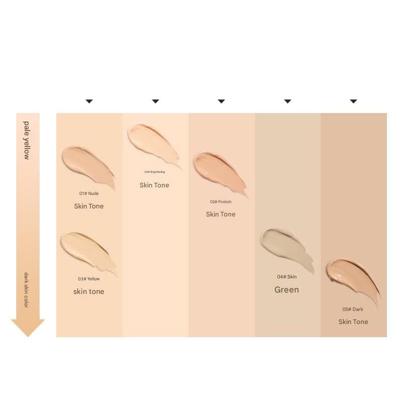 1PC Always Stand by Concealer, Multi Purpose Moisturizing Highlighter Concealer Cream to Create Flawless Makeup, 10g (04#) Beauty & Personal Care ChongTai