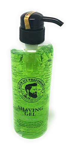 Black Ice Professional Shaving Gel with Aloe Vera 16.9 Fl oz Beauty & Personal Care Black Ice