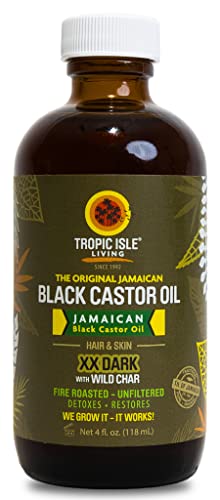Tropic Isle Living Jamaican Black Castor Oil XX Dark 4 oz - Conditioning Blend for Hair and Scalp Care with a Rich Finish Beauty & Personal Care Tropic Isle Living