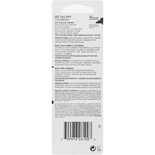Revlon Eyeshadow Primer, ColorStay 24 Hour Eye Primer, Longwearing & Non-Drying Formula Infused wiith Shea Butter, 100 Universal, 0.33 Oz Beauty & Personal Care REVLON