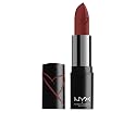 NYX PROFESSIONAL MAKEUP Shout Loud Satin Lipstick, Infused With Shea Butter - Hot In Here (Burnt Red) Beauty & Personal Care NYX PROFESSIONAL MAKEUP