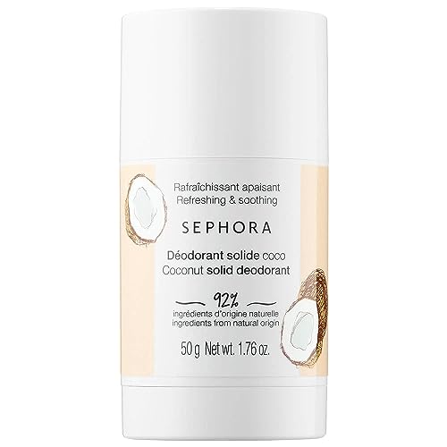 Sephora Coconut Solid Deodorant - Refreshing & Soothing 1.76 oz Beauty and Personal Care SEPHORA