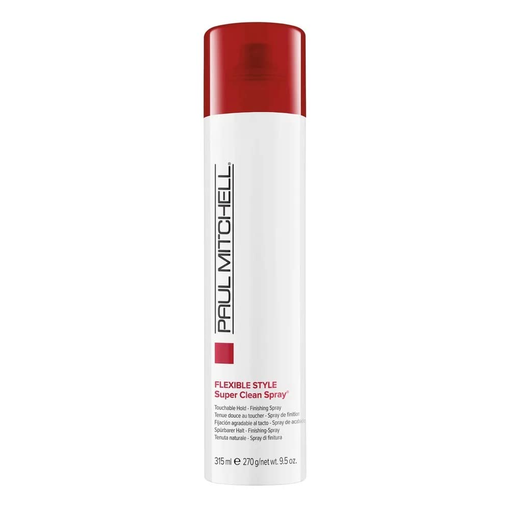 Paul Mitchell Super Clean Hairspray, Fast Drying, Adds Texture + Flexible Hold, For All Hair Types, 9.5 oz Beauty & Personal Care Paul Mitchell