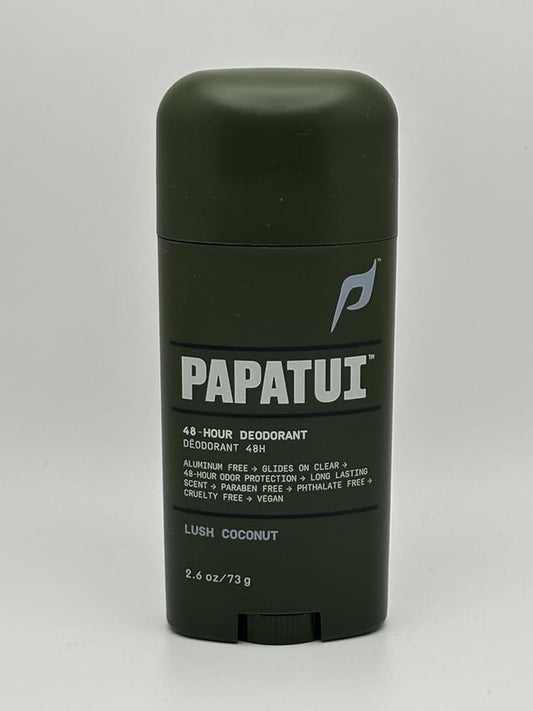 Papatui - New Triple Action Complex Men's Antiperspirant - Lush Coconut - 48-Hour Sweat and Odor Protection - 2.6oz - Pack Of 01 Beauty and Personal Care PAPATUI