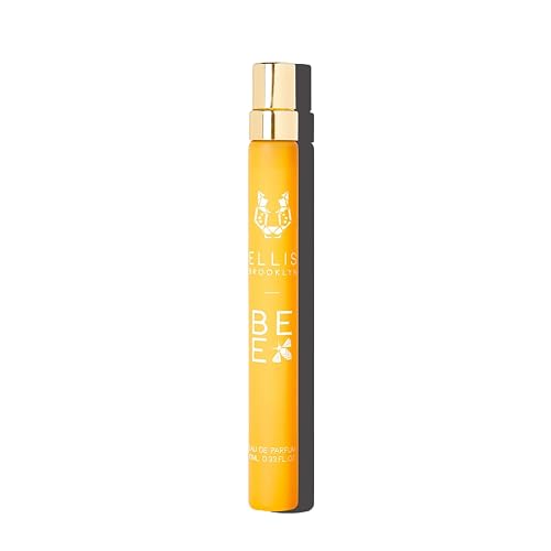 Ellis Brooklyn BEE Eau de Parfum, Travel Spray, Honey Vanilla Perfume for Women, Warm, Spicy Scent with Sandalwood, Cocoa, & Dark Rum - Gourmand Beauty & Personal Care Ellis Brooklyn