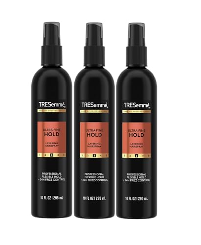 TRESemmé Non-Aero Hairspray Ultra Fine for 24-Hour Frizz Control 10 Fl Oz Pack of 3 Beauty & Personal Care TRESemmé