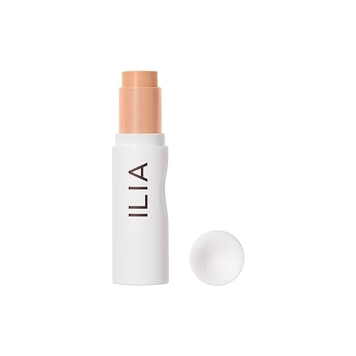 ILIA - Skin Rewind Complexion Stick - Foundation + Concealer + Skincare | Non-Toxic, Vegan, Cruelty-Free, Clean Makeup (15C - Larch, 0.35 oz | 10 g) Beauty & Personal Care ILIA
