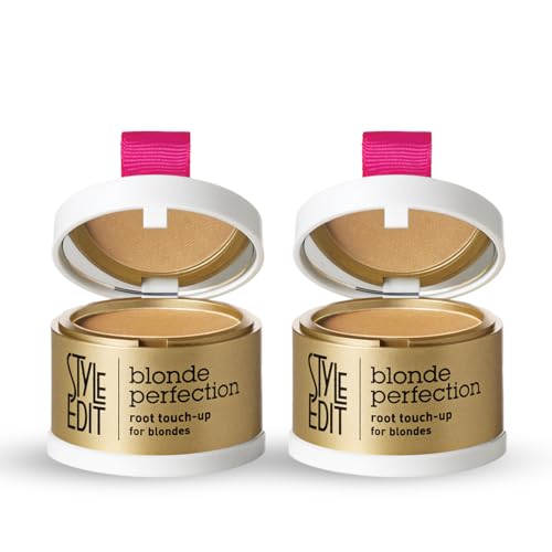 Style Edit Root Touch Up Powder | Temporary Hair Color for Gray Roots and Thinning Hair | Salon-Quality, Transfer-Resistant Hair Concealer | Dark Beauty & Personal Care STYLE EDIT