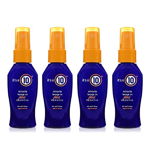 Its A 10 + Keratin Mir Le Size 2z Its A 10 + Miracle Leave-In Plus Keratin, 2 Fl. Oz (Pack of 4) Beauty & Personal Care It's a 10 Haircare