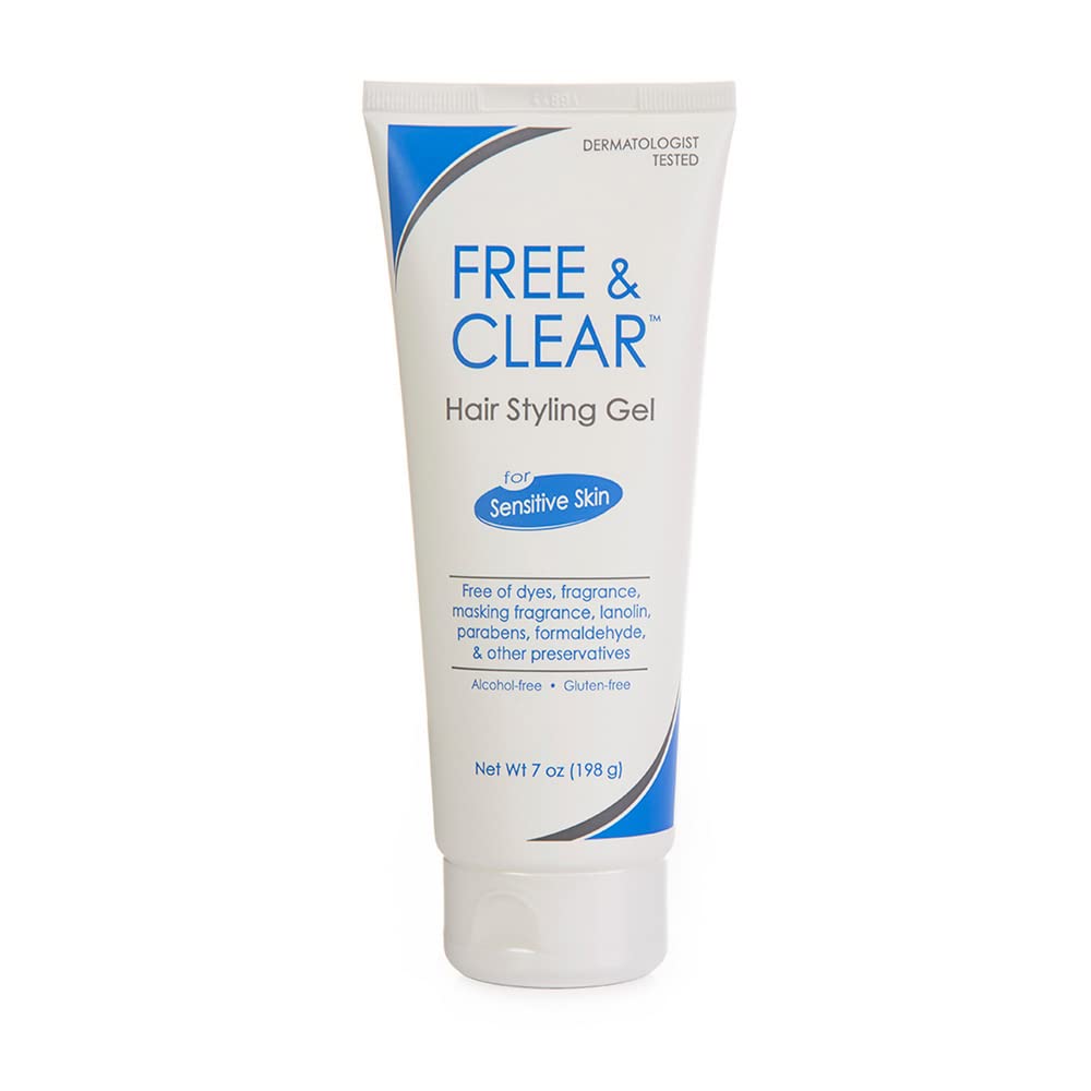 Free & Clear Hair Styling Gel 7 oz (Pack of 5) Beauty & Personal Care Free & Clear