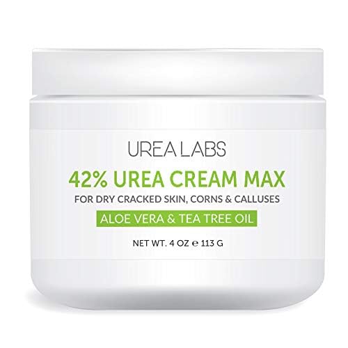 UREA LABS | 42% Urea Cream - Tea Tree Oil & Aloe Vera-Infused Foot & Skin Repair | Deep Hydration & Natural Exfoliation for Cracked Heels, Dry Feet Beauty & Personal Care UREA LABS