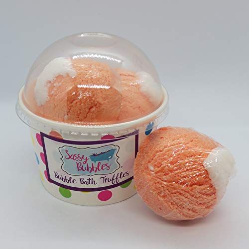 Georgia Peach Bubble Bath Truffles, 3 pack by Sassy Bubbles Beauty and Personal Care Sassy Bubbles
