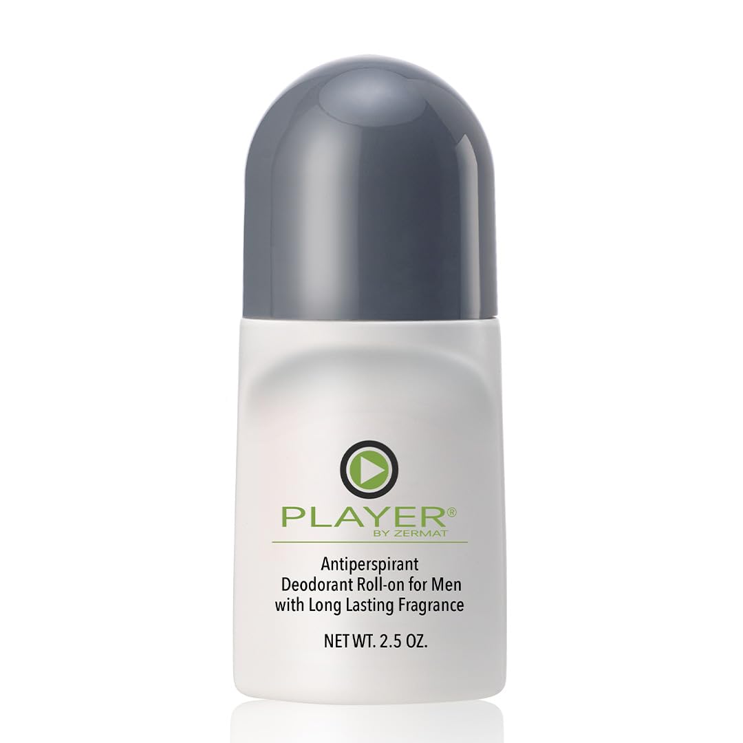 Zermat Player, Roll-On Deodorant, 24 h Antiperspirant, 2.5 Oz. Beauty and Personal Care Zermat