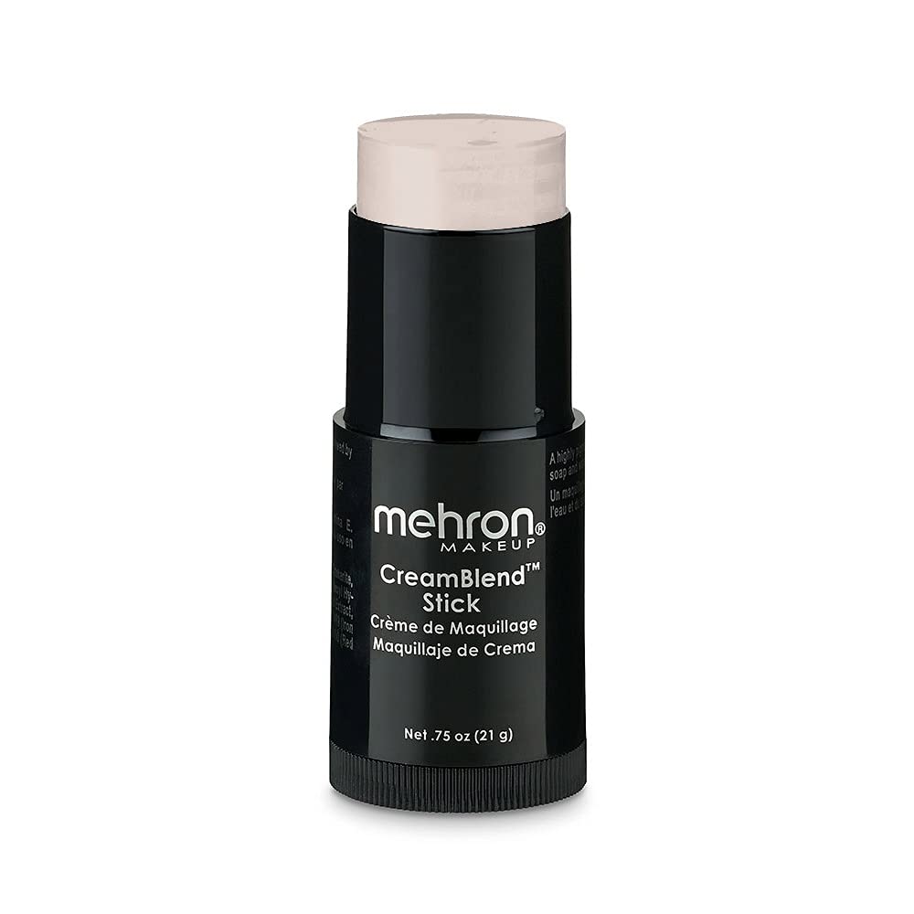 Mehron Makeup CreamBlend Stick | Face Paint, Body Paint, & Foundation Cream Makeup | Perfect for Halloween .75 oz (21 g) (Butterfly Ivory) Beauty & Personal Care Mehron