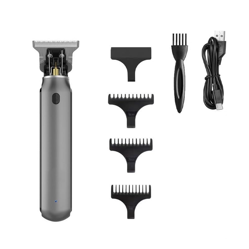 QDKVTNDJZ USB Charging Mini Clippers Men's Beard TrimmerpedHair Cutting Machine Cordless Professional with 3 Guide Combs Beauty and Personal Care QDKVTNDJZ