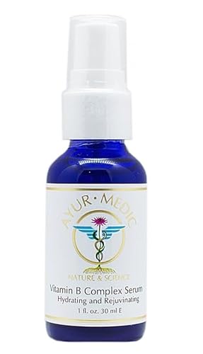 Ayur Medic Vitamin B Complex Serum - Hyaluronic Acid, Niacinamide B3, D-Panthenol B5, Palmityoyl Tripeptide 5, Centella Asiatica Extract. Retain Beauty & Personal Care AYUR MEDIC NATURE & SCIENCE