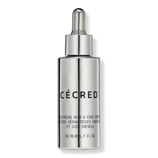 Cécred Restoring Hair & Edge Drops - Daily Peptide Serum for Fuller-Looking Hair, Supports Hairline & Scalp Health, Strengthens Roots,1.7 fl oz Beauty & Personal Care Cécred